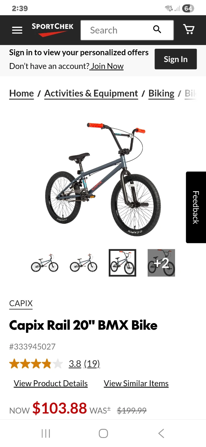 Capix Rail 20" BMX Bike - photo 3