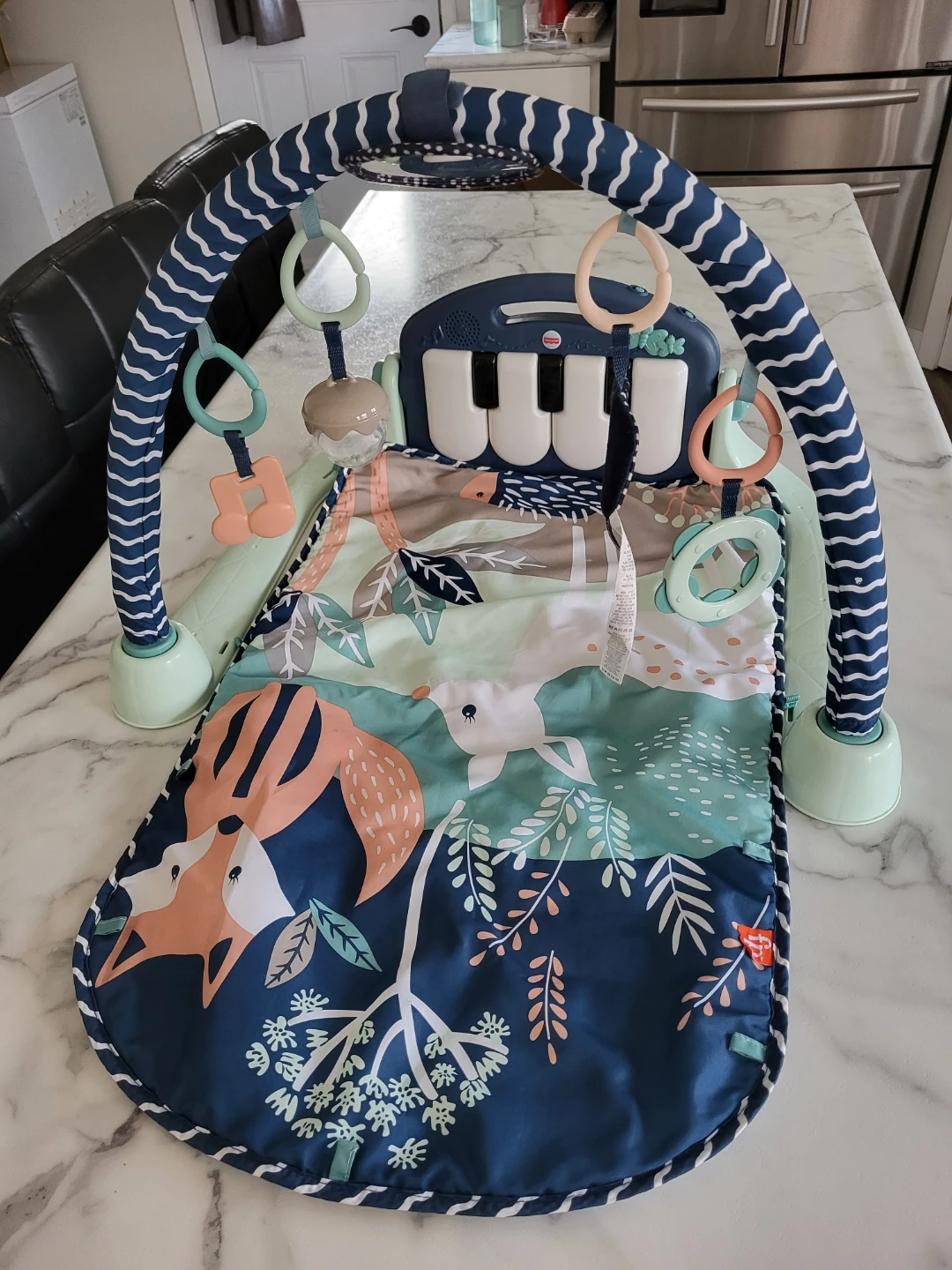 Fisher-Price Baby Playmat Kick & Play Piano Gym - photo 2