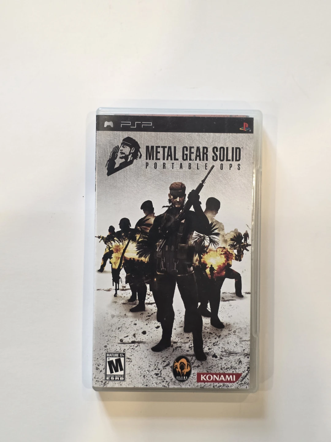 Metal gear solid portable ops complete with manual