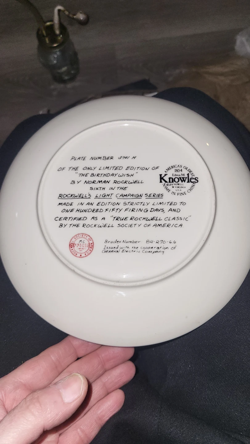 Norman Rockwell Limited Edition Collector Plates (Set of 5) - photo 2