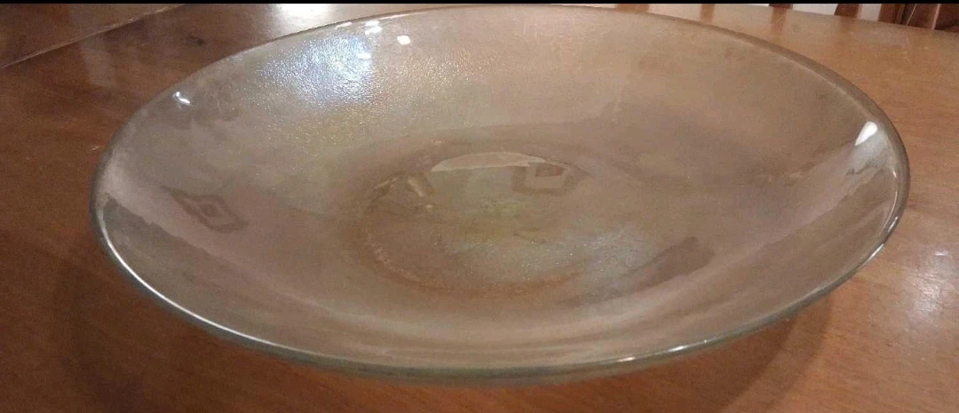 Large Decorative Glass Bowl