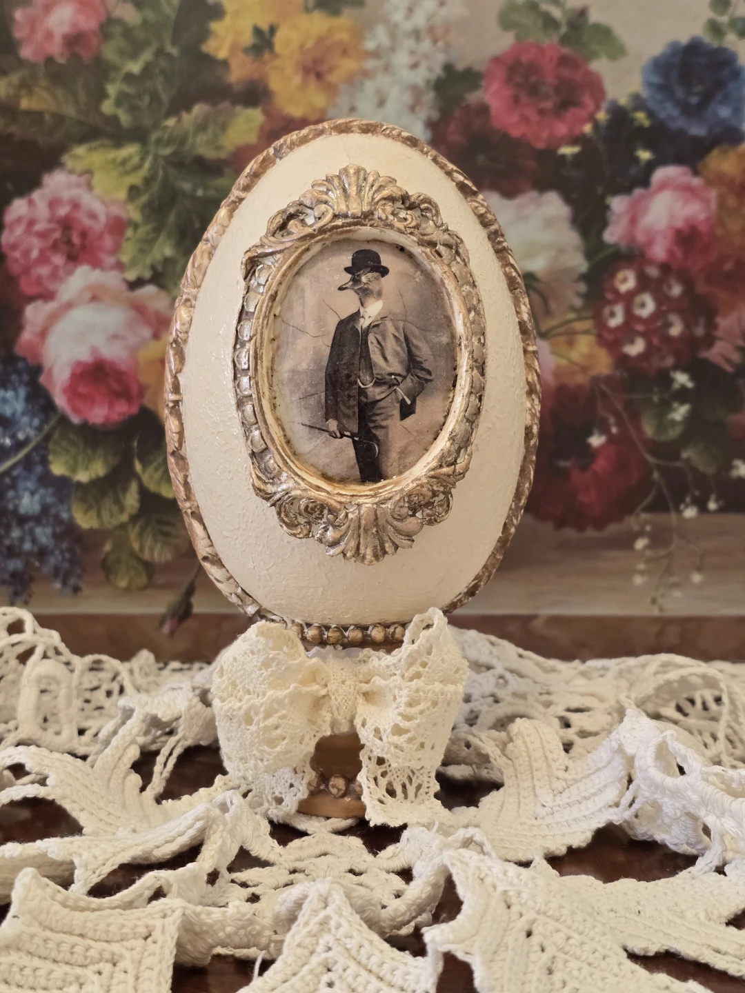 Classic Oval Shape Antiqued Decoration - photo 5
