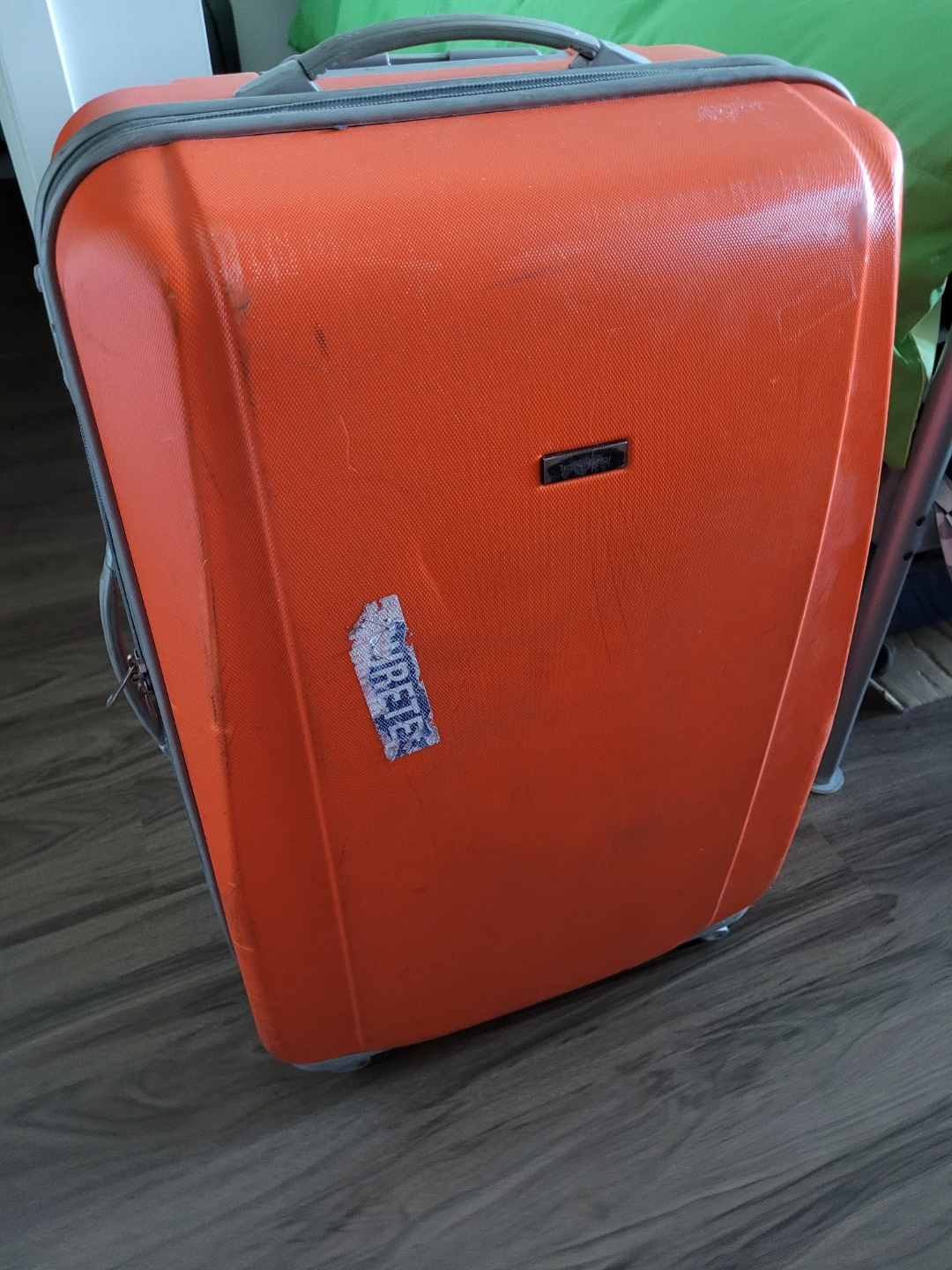 Orange Hardshell Luggage