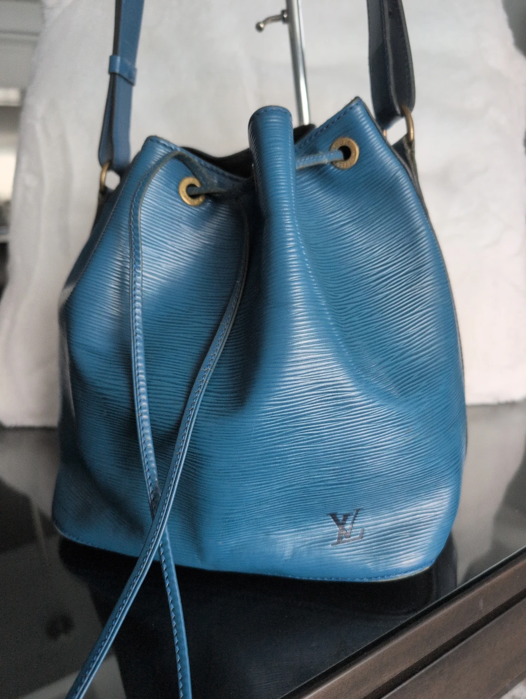 Louis Vuitton Noe Bucket Bag - Teal Epi Leather