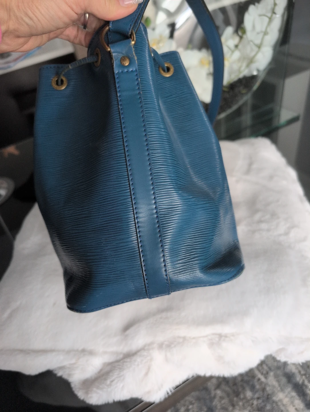 Louis Vuitton Noe Bucket Bag - Teal Epi Leather - photo 3