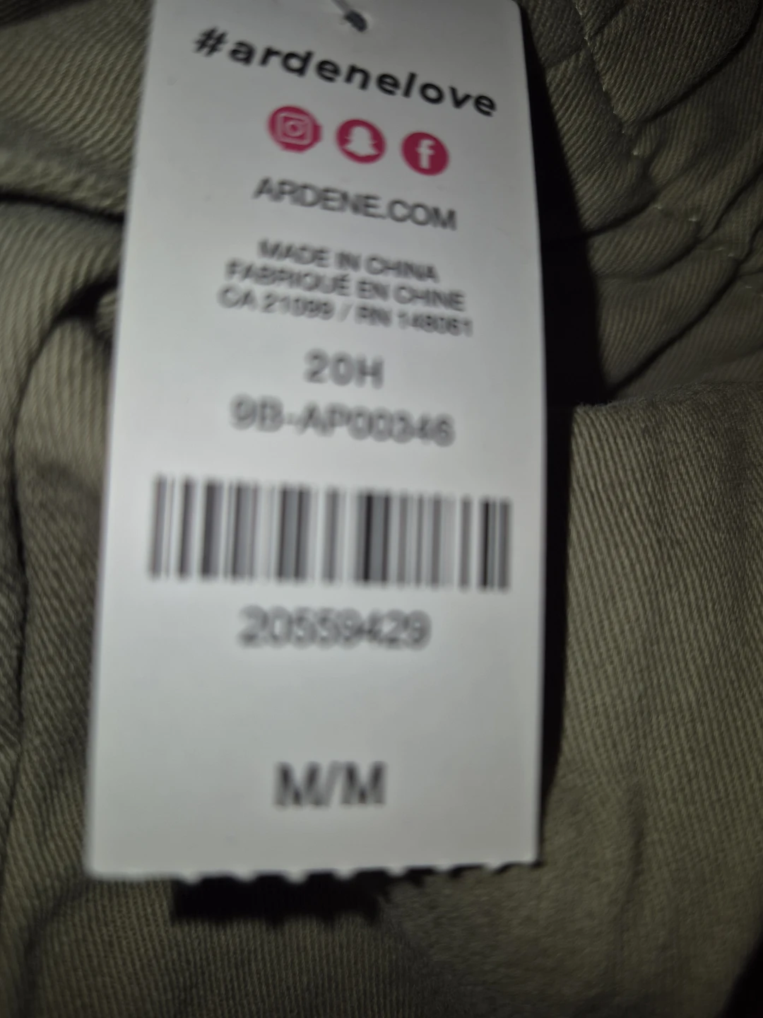 Ardene High Waisted Wide Leg Pants - Khaki M/M - photo 3