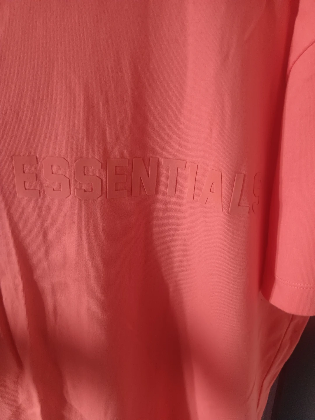 Fear of God Essentials T-Shirt Coral