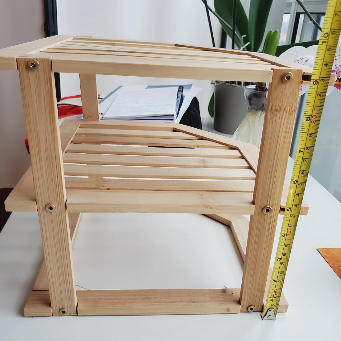 Bamboo Corner Shelf Unit - photo 5