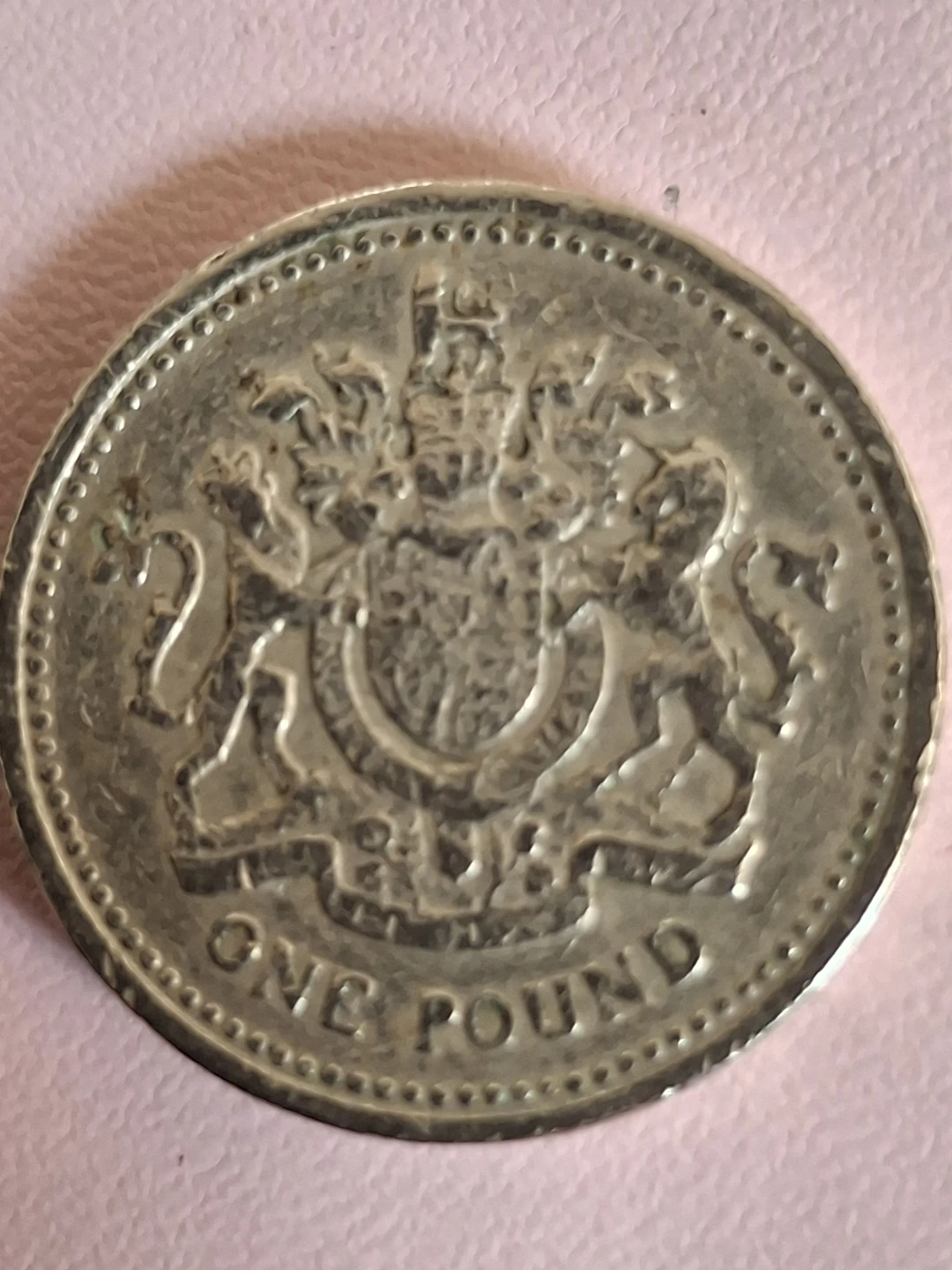 1983 UK One Pound Coin - photo 2