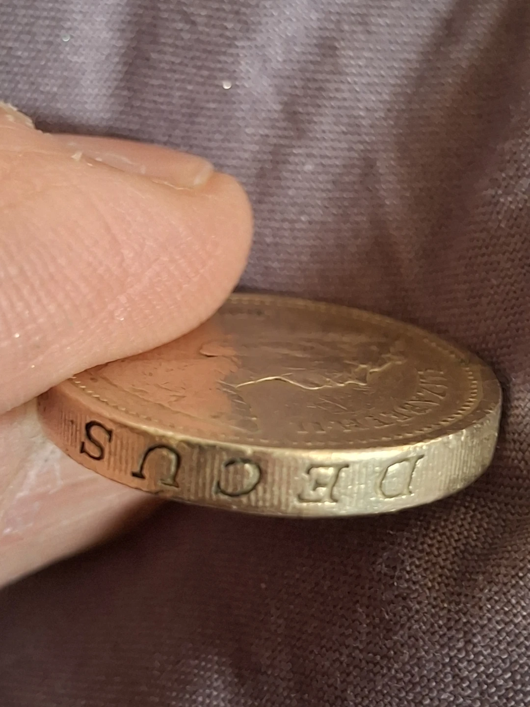 1983 UK One Pound Coin - photo 3