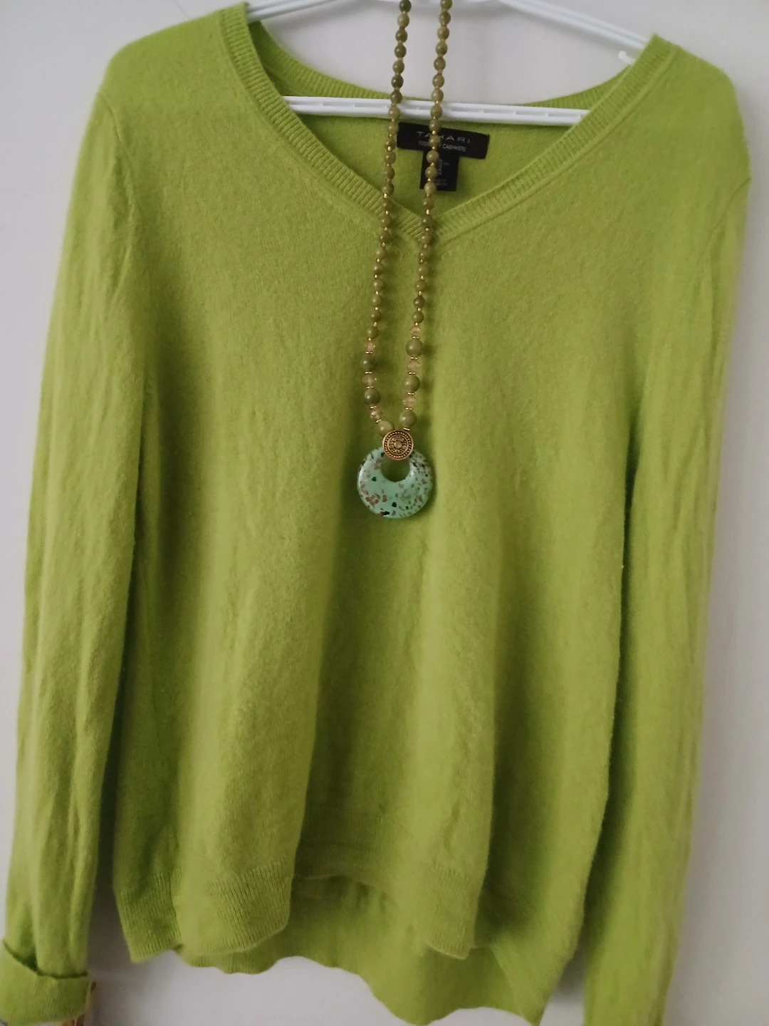 Tahari 100% 2-Ply Cashmere Sweater XL
