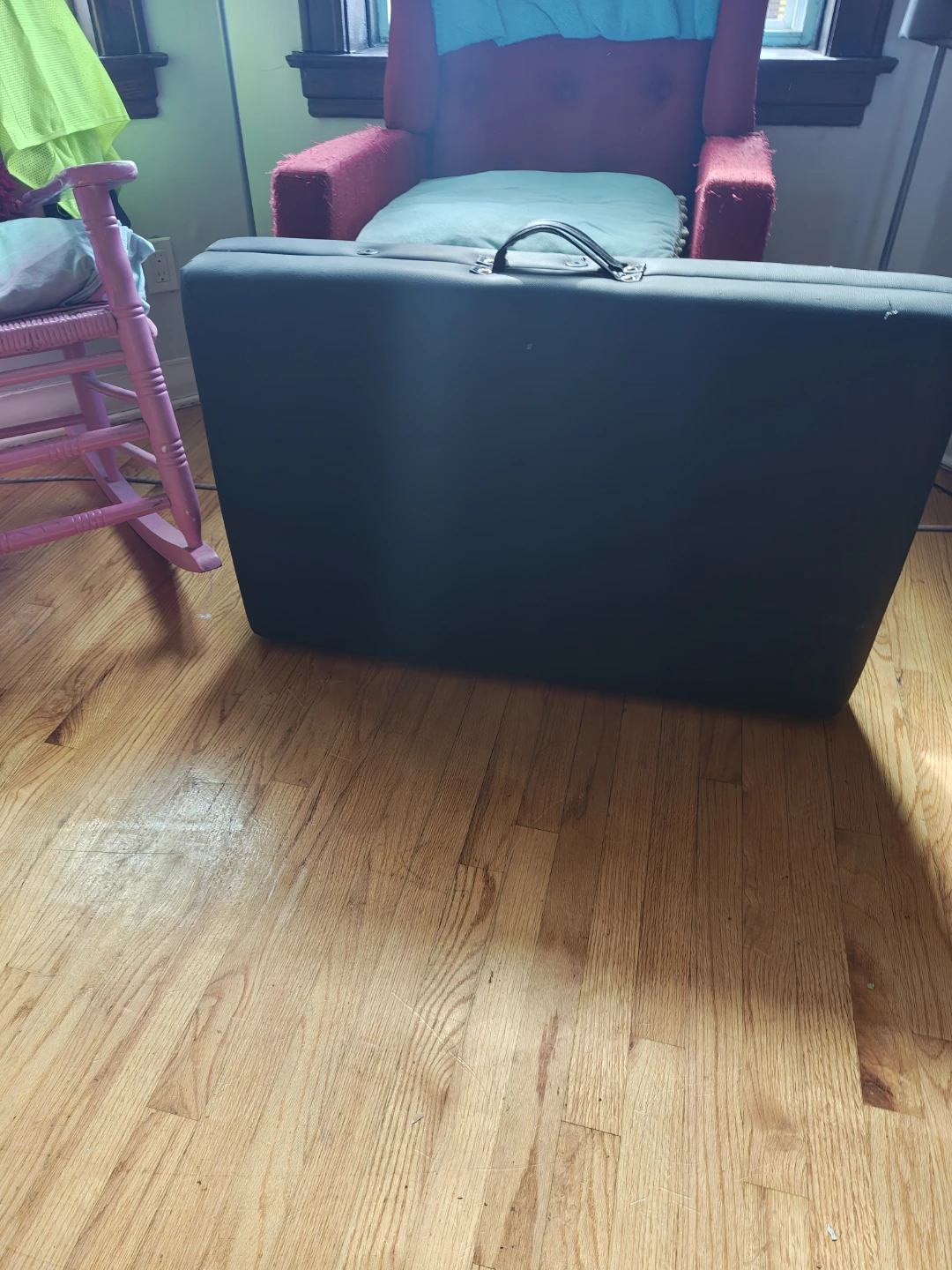 Black Portable Massage Table with Face Cradle - photo 4