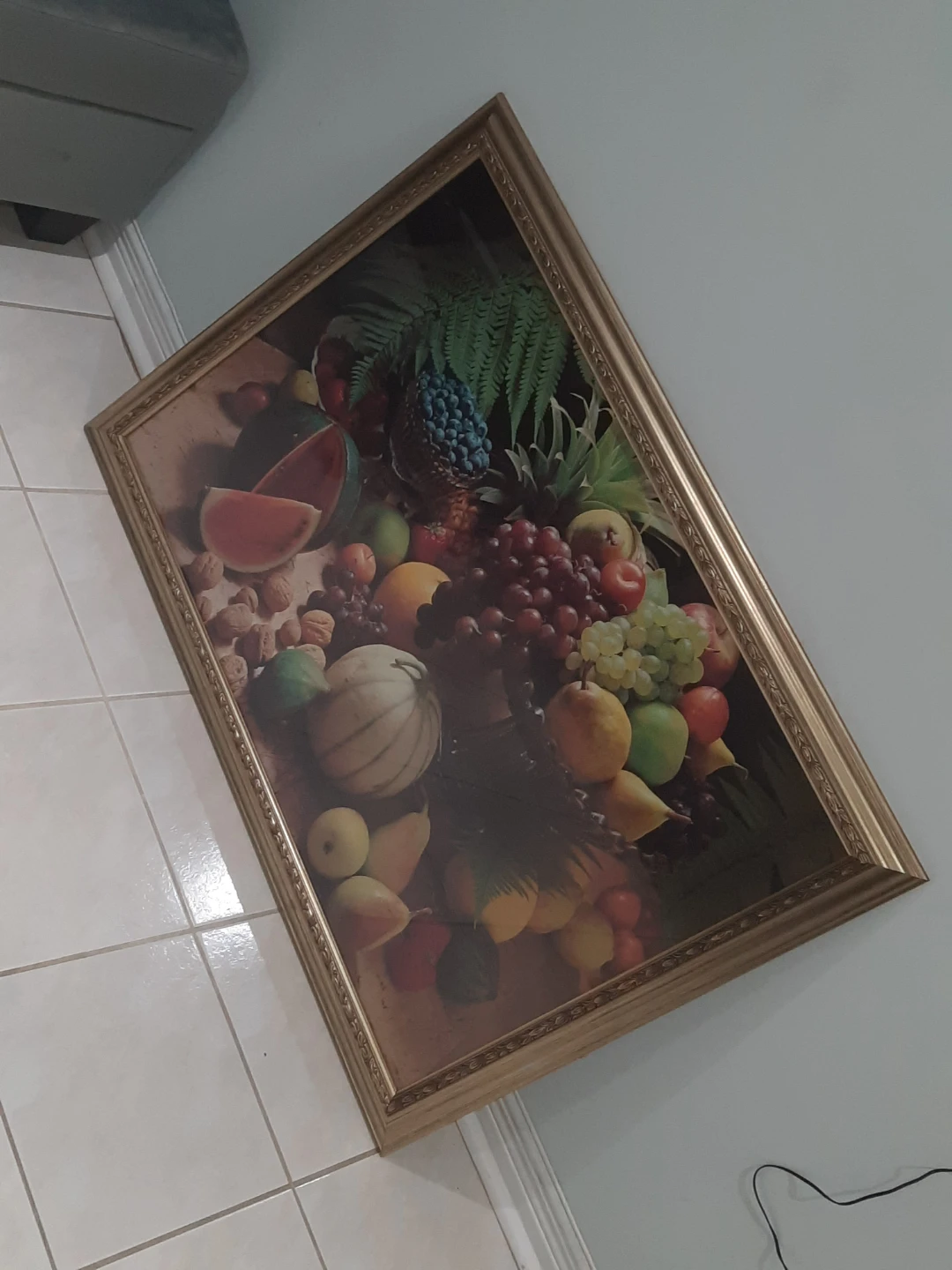 Framed Still Life Fruit Painting - photo 2