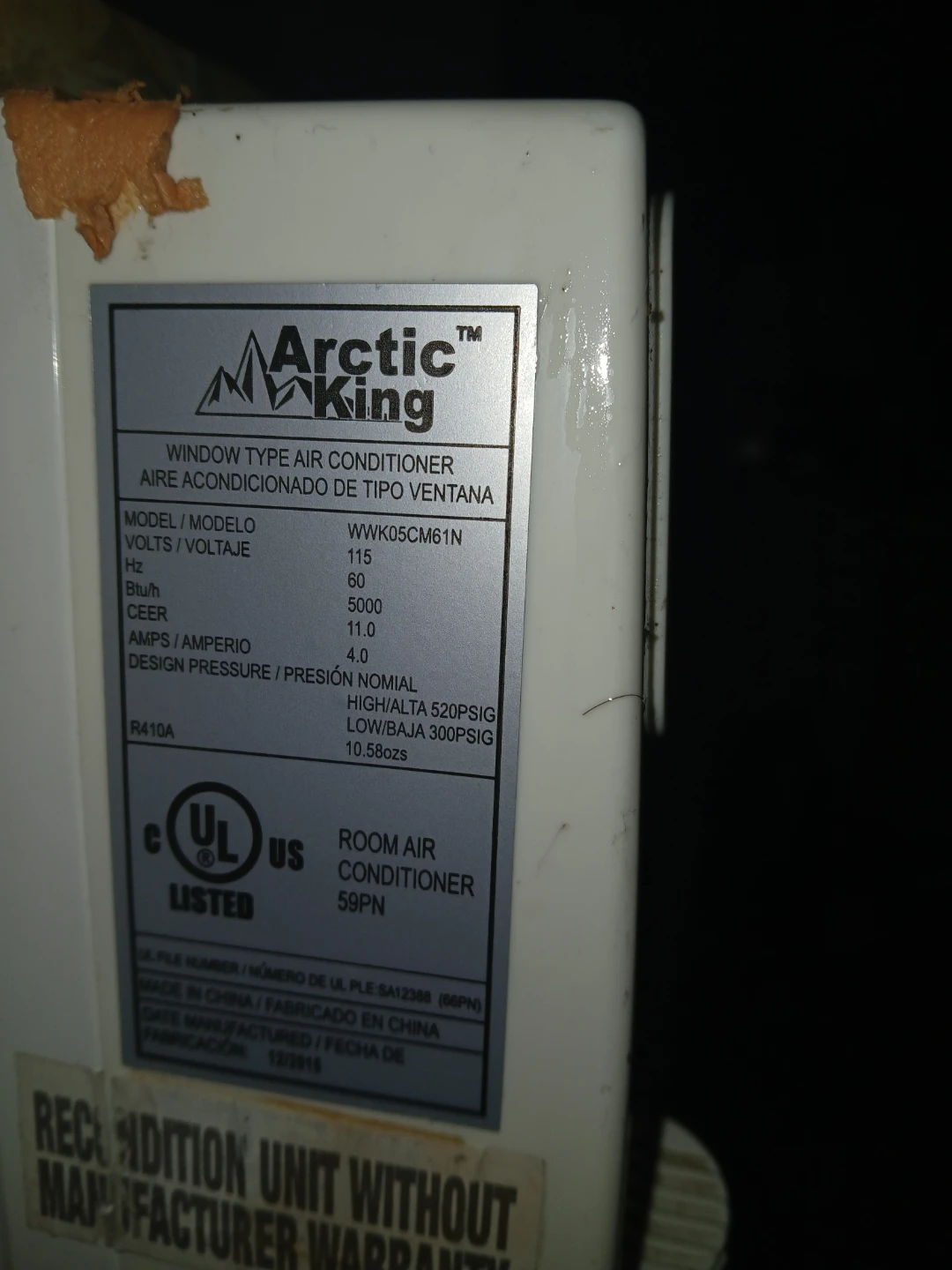 AC 5000 BTUS - photo 3