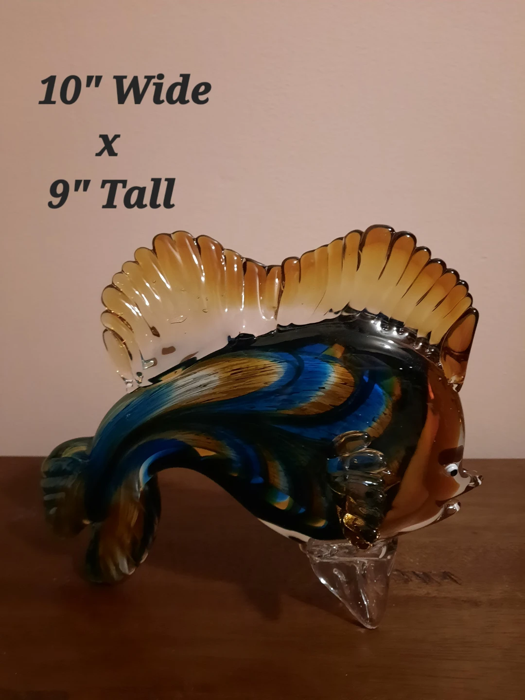 Large Hand blown Glass Figurine
