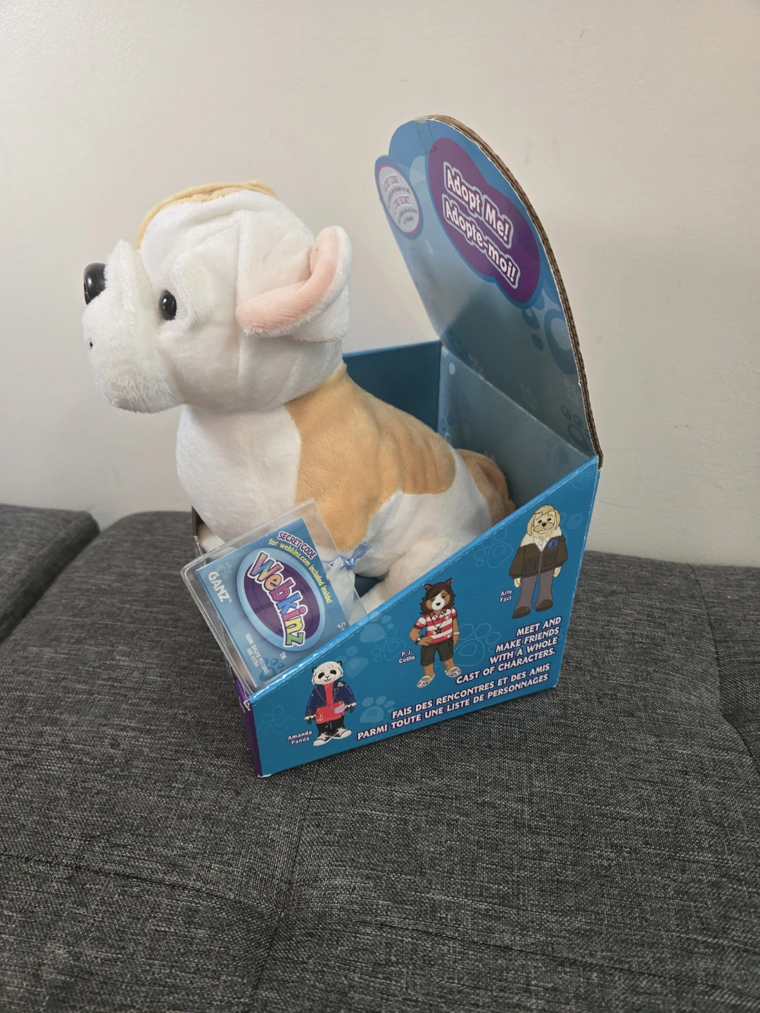 Ganz Webkinz Bulldog Plush Toy - photo 2