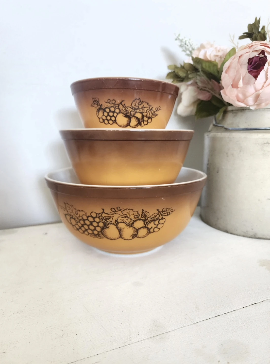Pyrex Old Orchard 3pc set