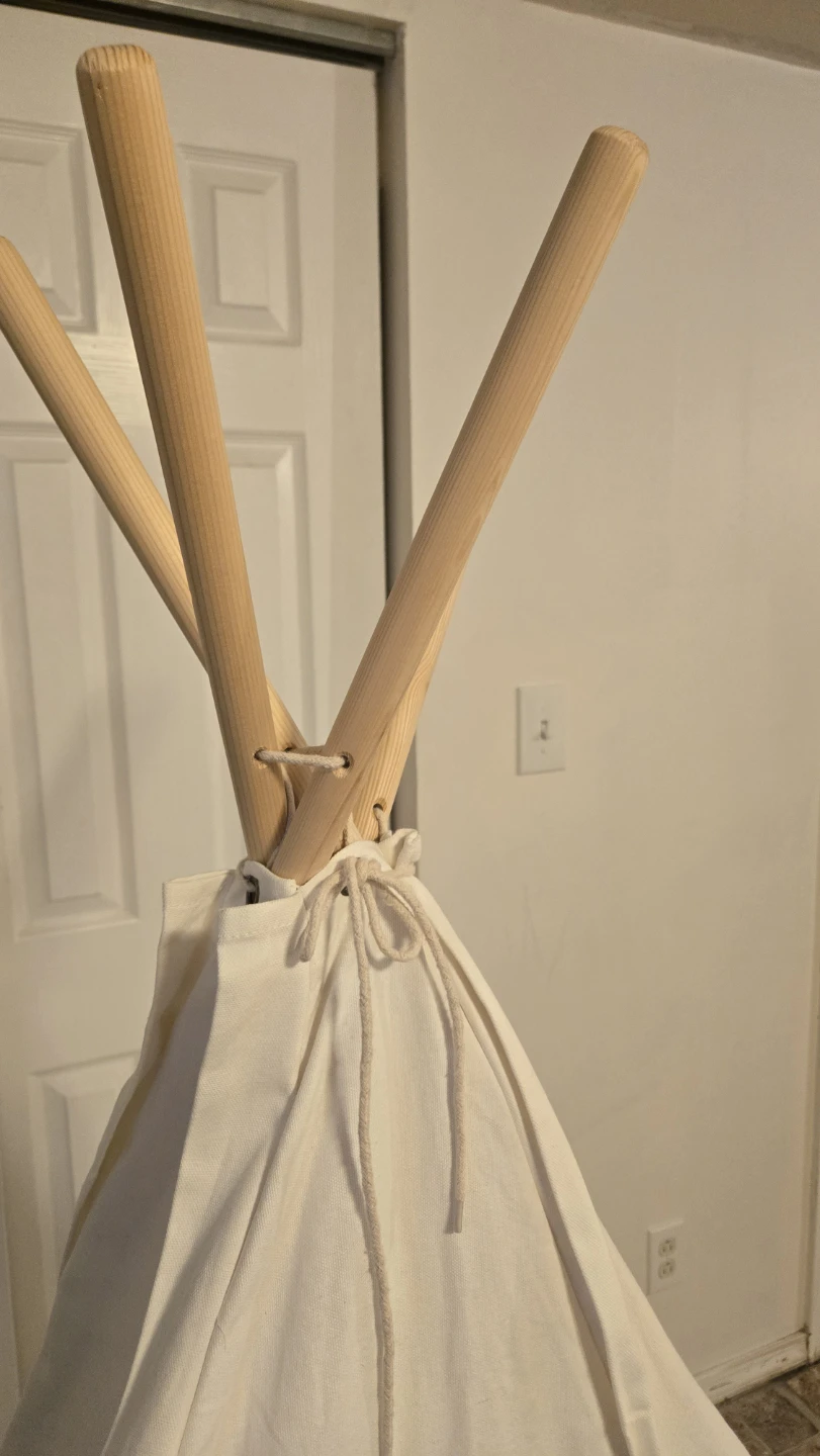White Lace Trimmed Play Tent - photo 3