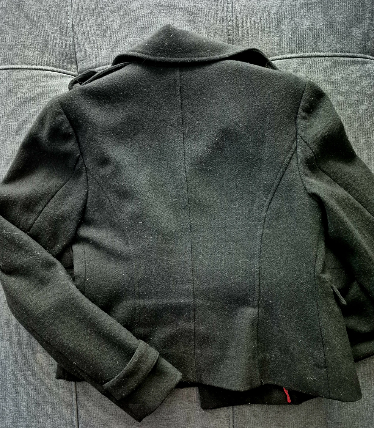 JACOB Black Double-Breasted Peacoat - TP/XS - photo 4