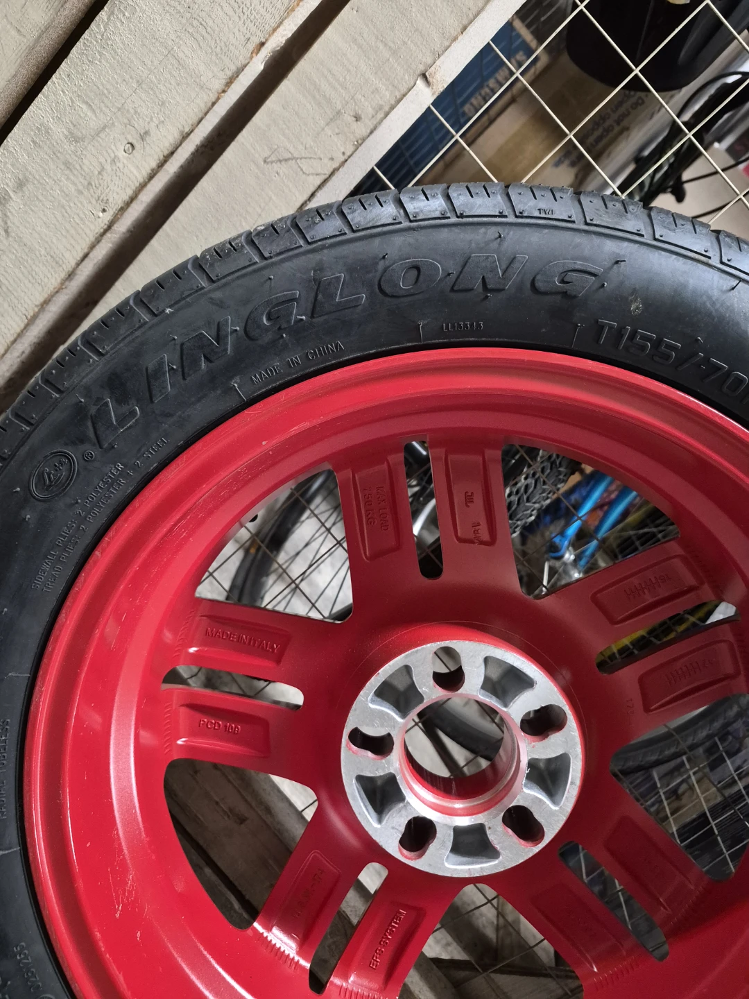 Spare Tire with Red Rim - photo 3