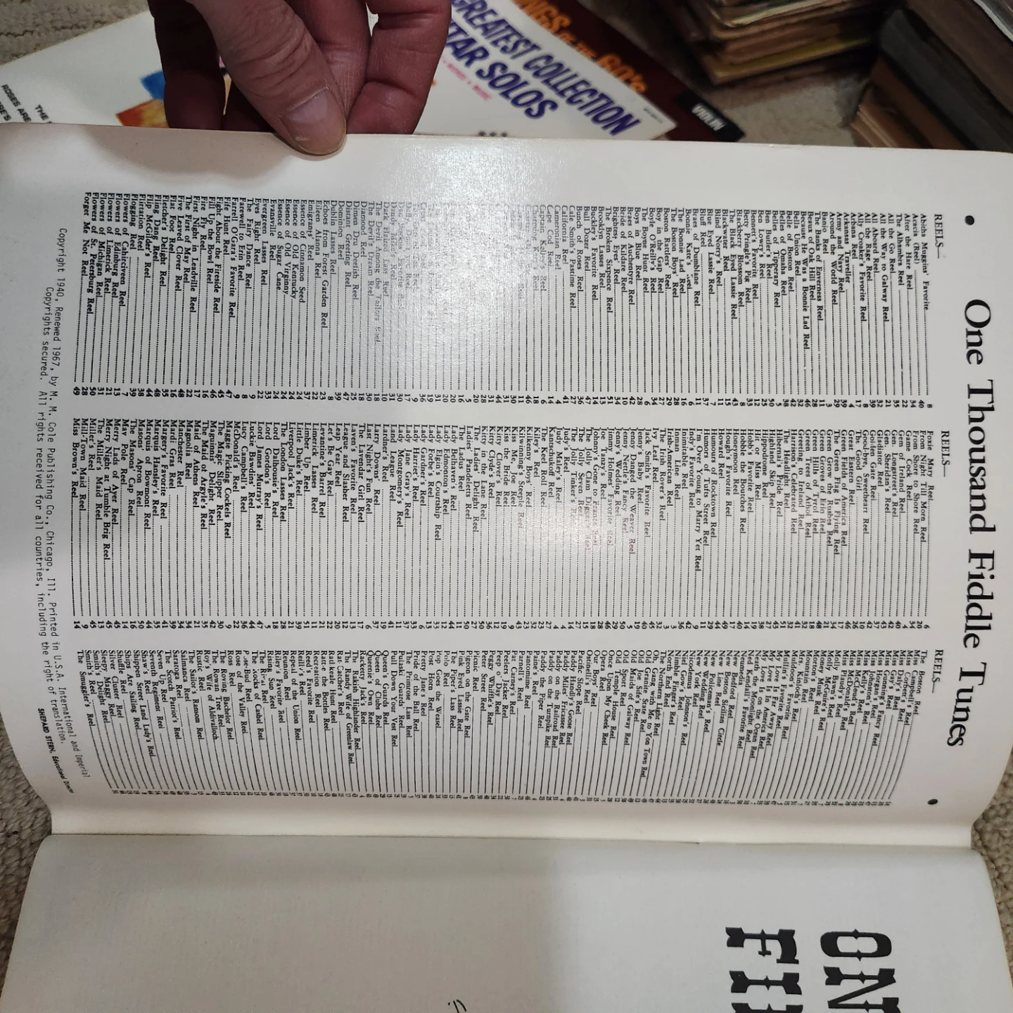 One Thousand Fiddle Tunes Sheet Music Book - photo 2
