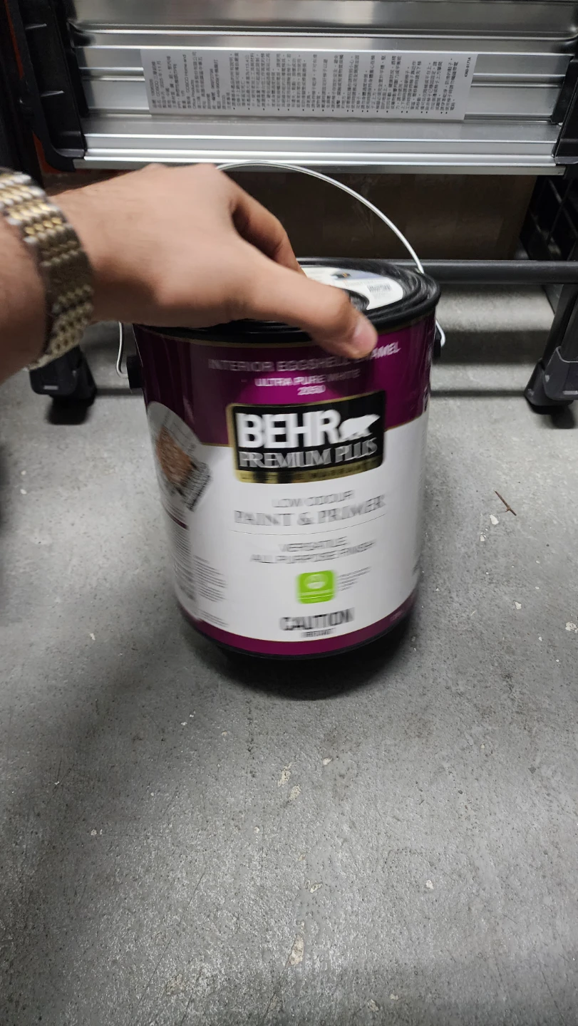 BEHR PREMIUM PLUS Interior Eggshell Paint & Primer - White - photo 5