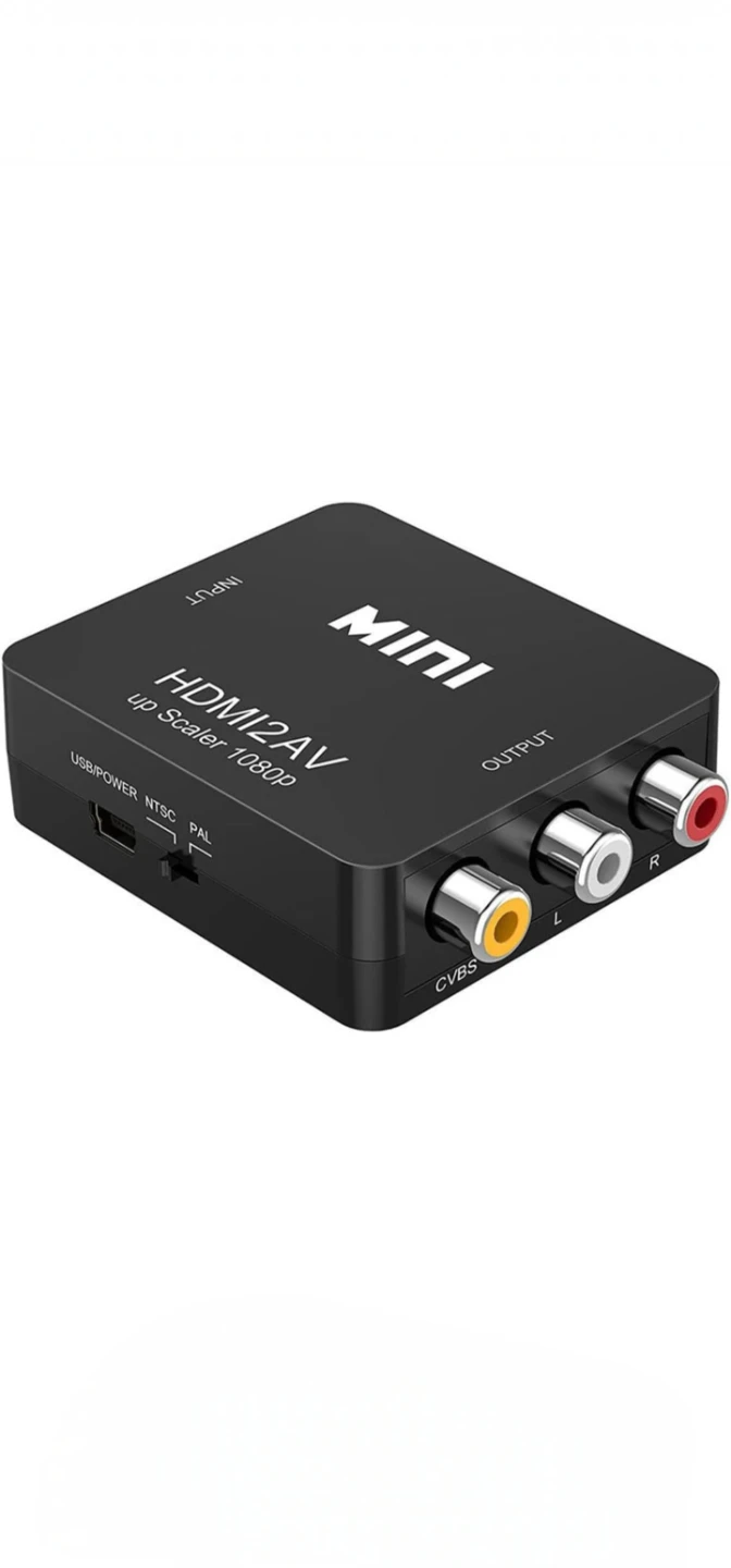 MINI HDMI to AV Converter UP Scaler 1080p