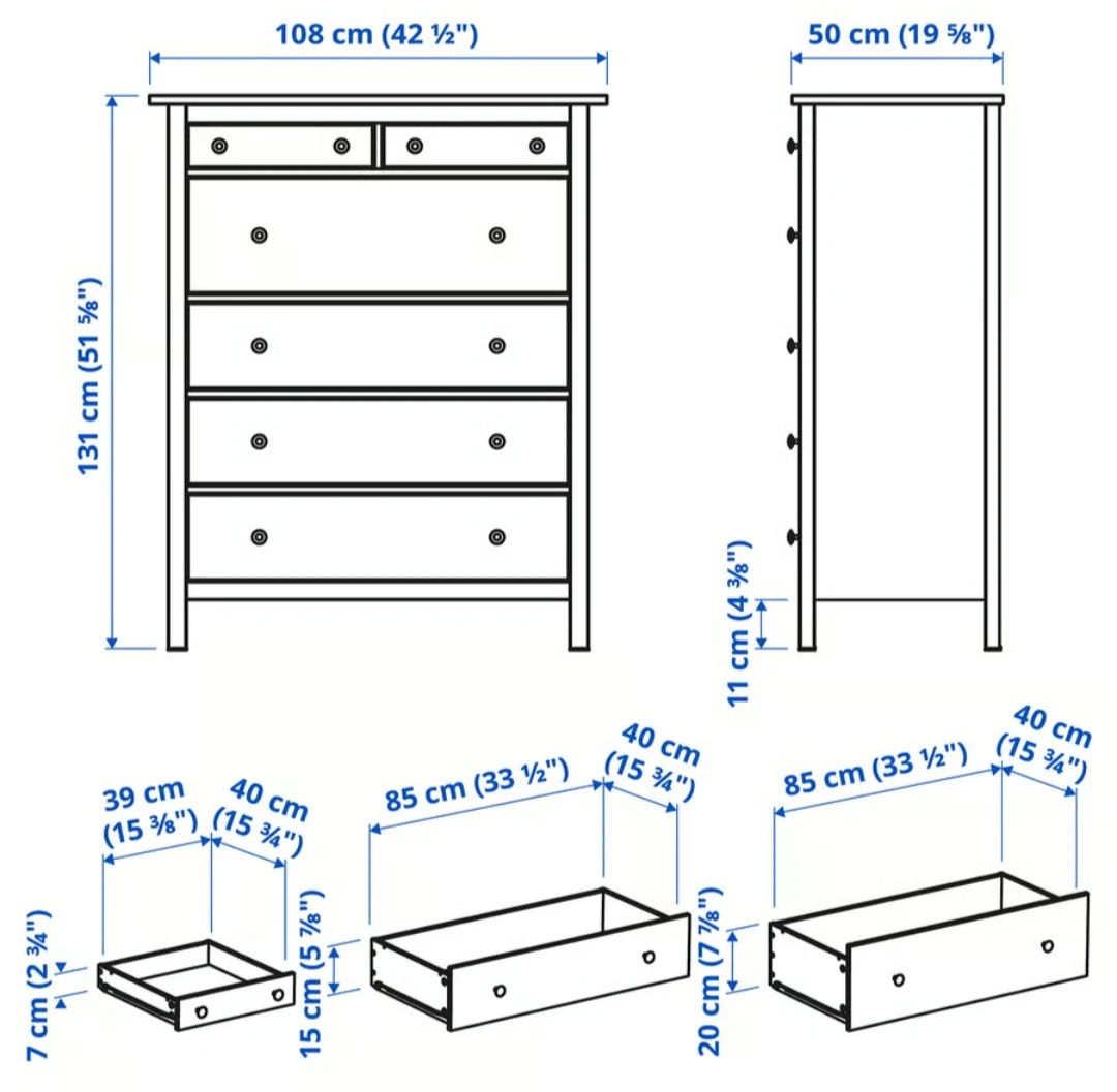 Solid Wood 6-Drawer Dresser - photo 4
