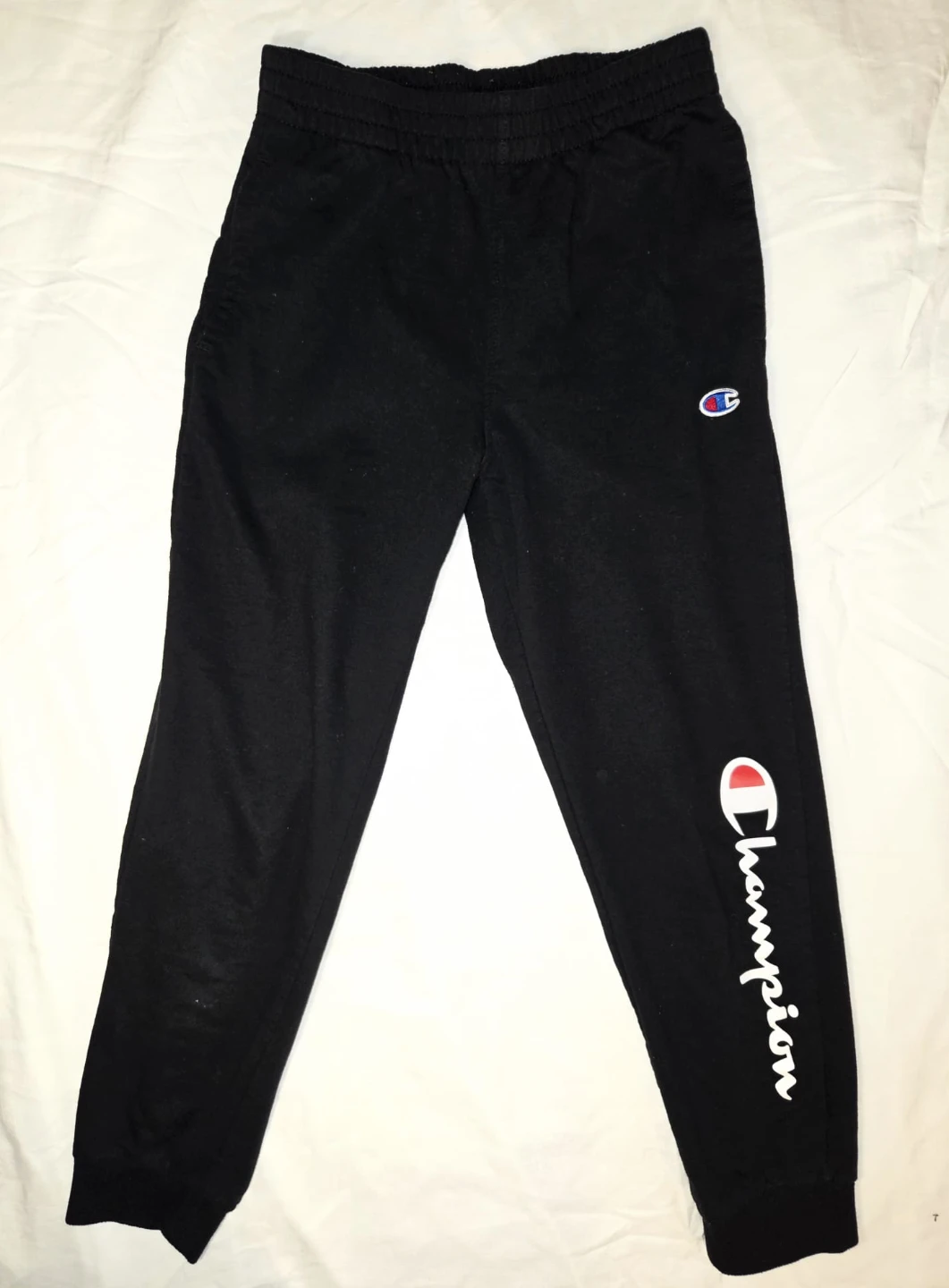 Champion Black Joggers - Medium Youth
