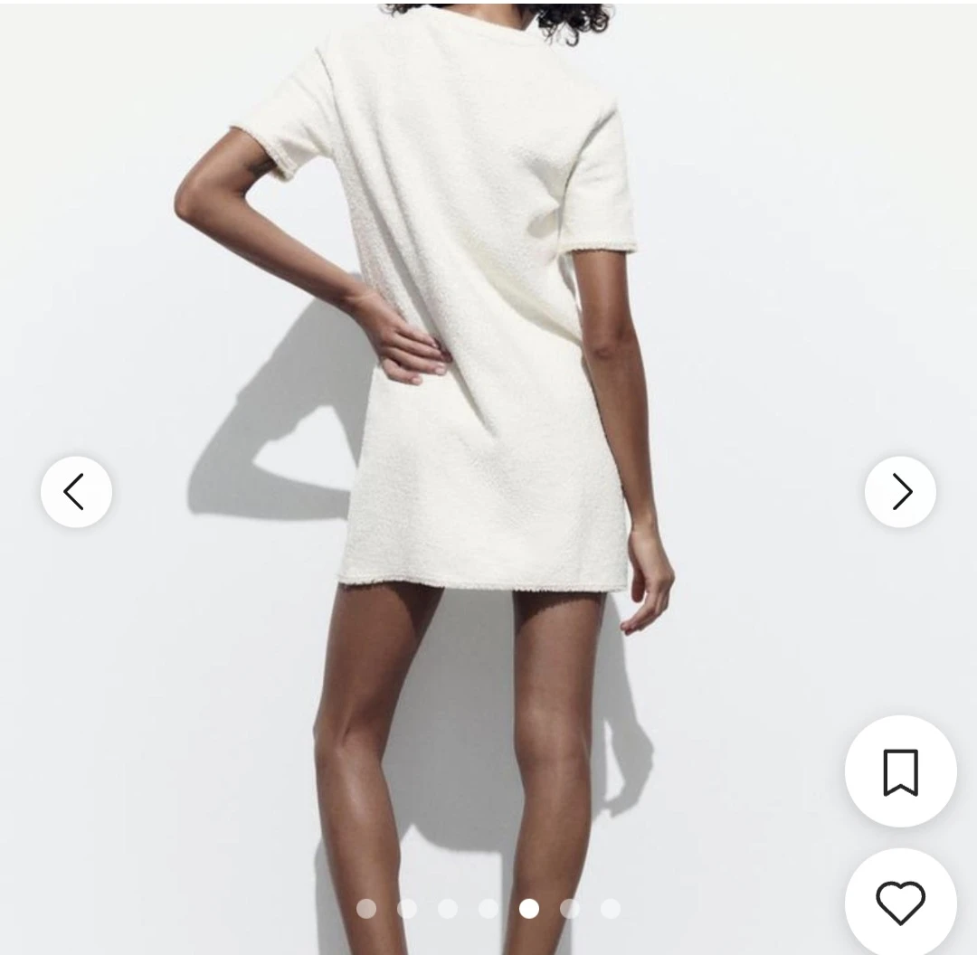 Zara Textured Jacquard Mini Dress NWT 🌱 - photo 3