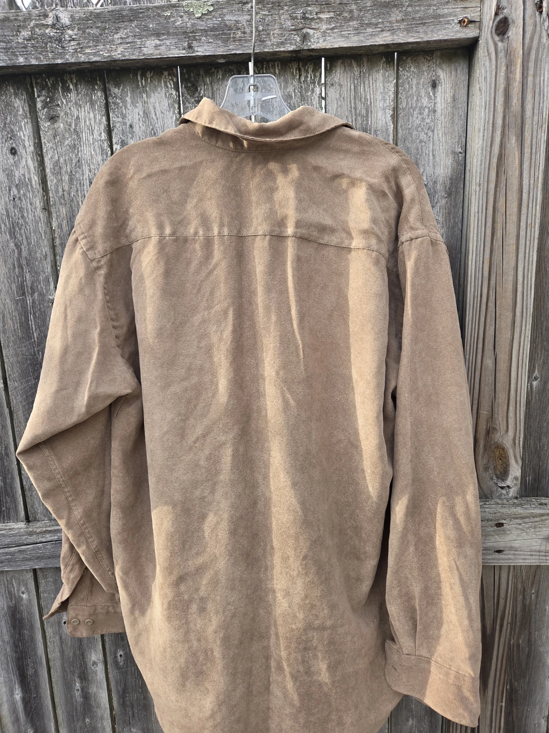 Van Heusen Soft Suede Button-Up Shirt Size Medium - photo 3