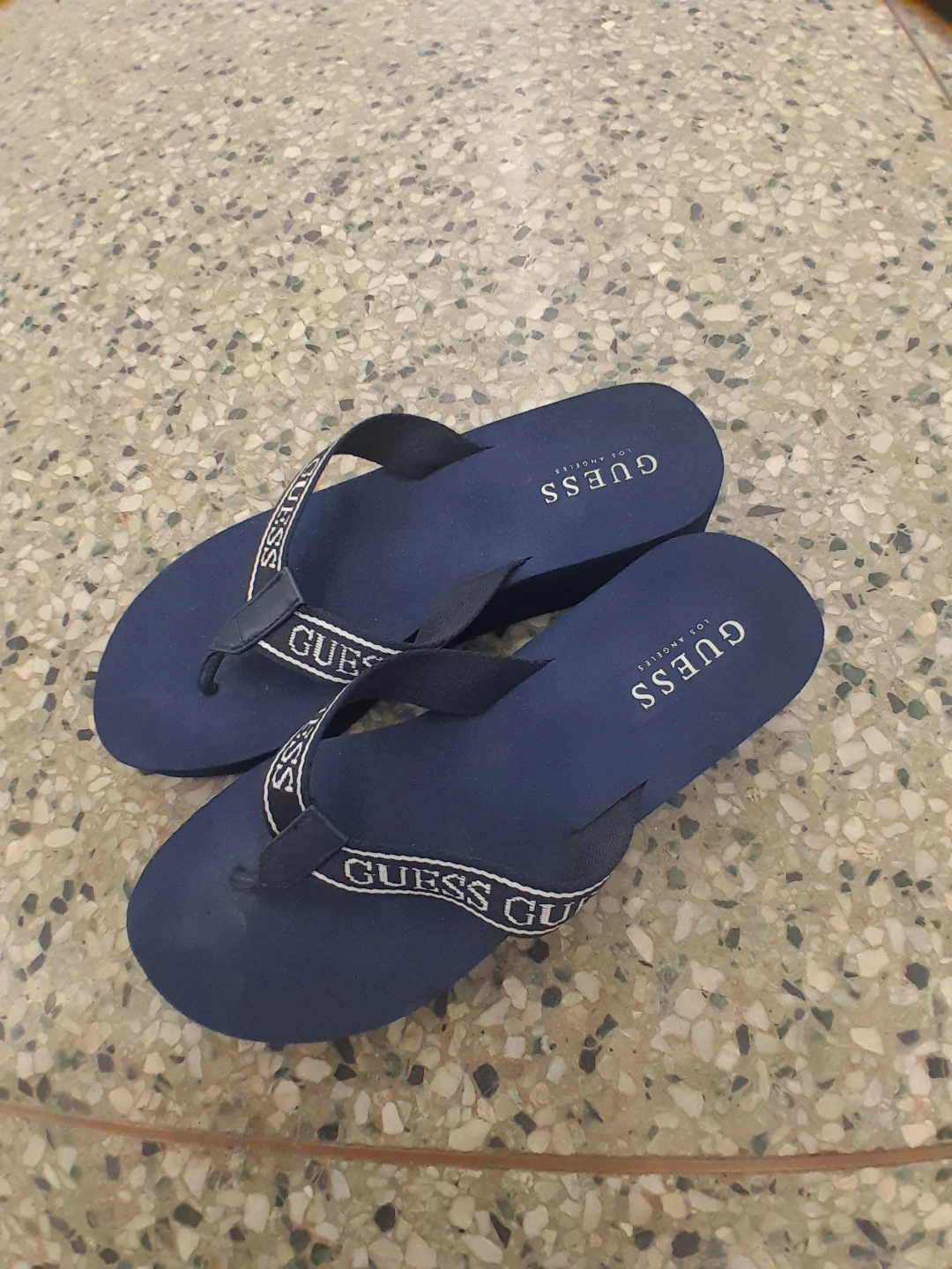 Guess Blue Flip Flops women's size 8