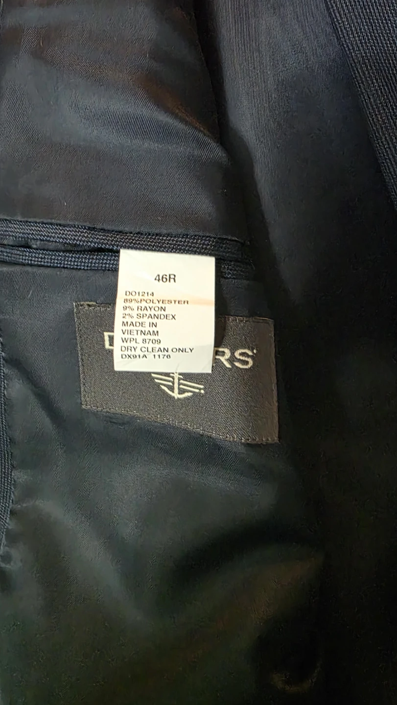 Dockers Men's Navy Suit Separates 46R - photo 4