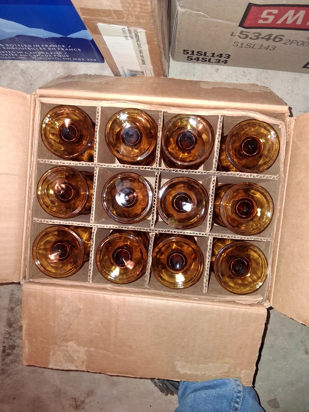 Libbey Amber Glass Goblets - Set of 12 - photo 3