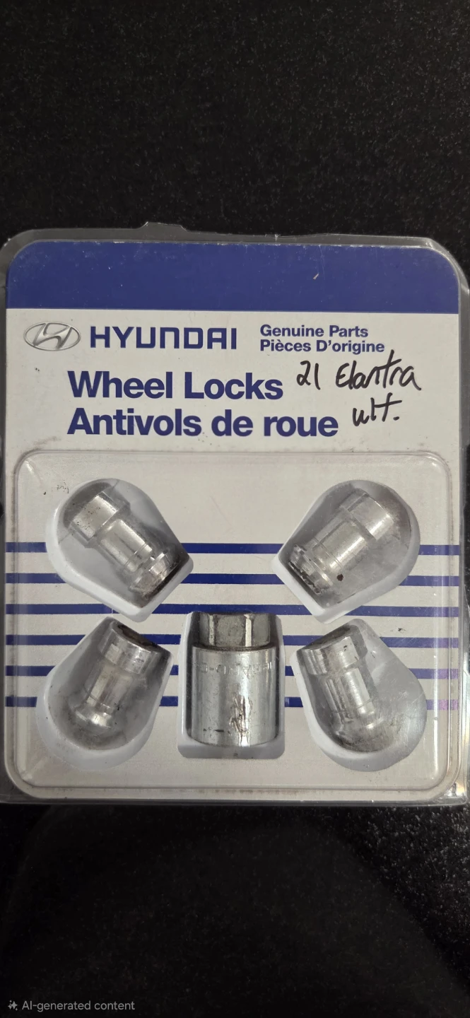 Wheel locks Hyundai Elantra