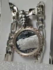 North Dakota Quarter Necklace