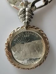 North Dakota Quarter Necklace - photo 2
