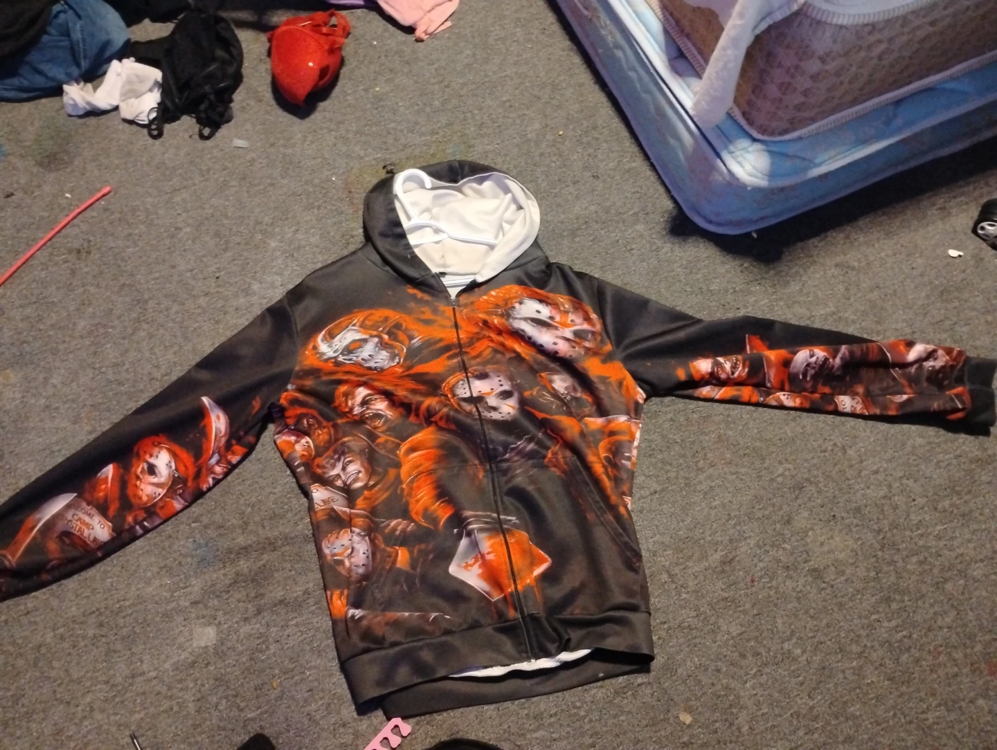 Horror Movie Character Zip-Up Hoodie - photo 2