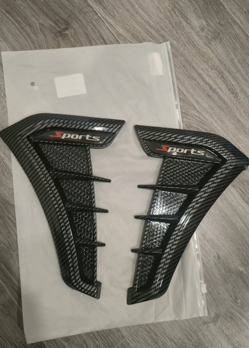 Car Fender Side Vent Stickers (2-Pack)