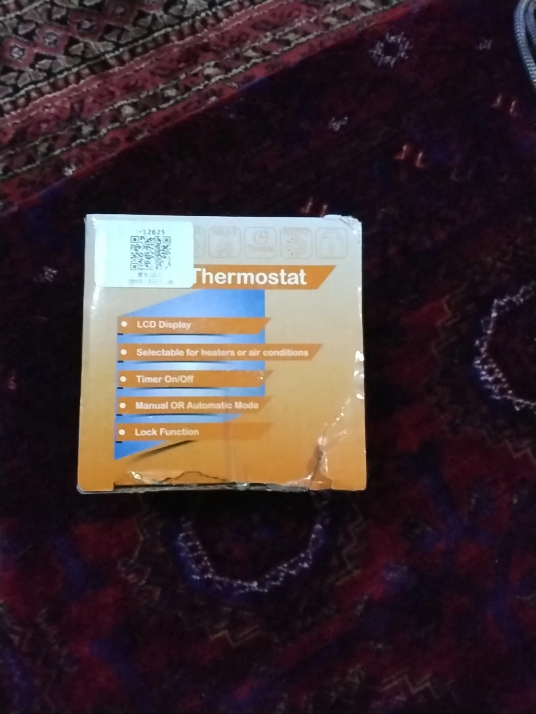 Thermostat with LCD Display