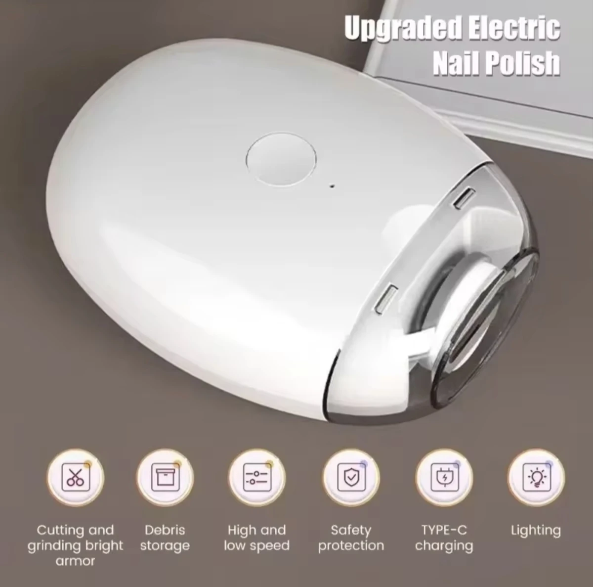 Upgraded Electric Nail Polish Trimmer