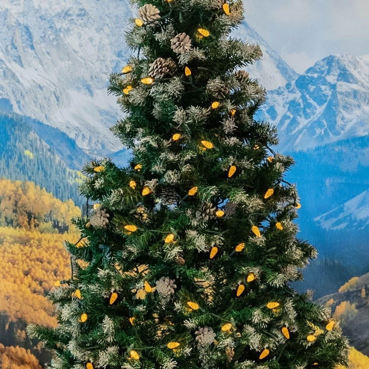Yellow C6 Strawberry LED String Lights - photo 4