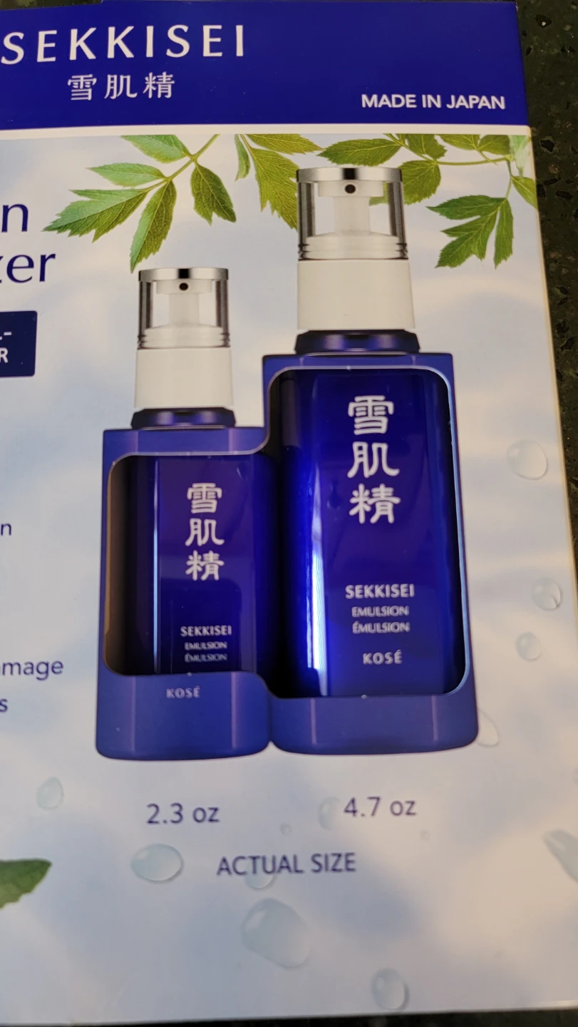 Sekkisei Emulsion Moisturizer 2.3 oz and 4.7 oz bottles - photo 2