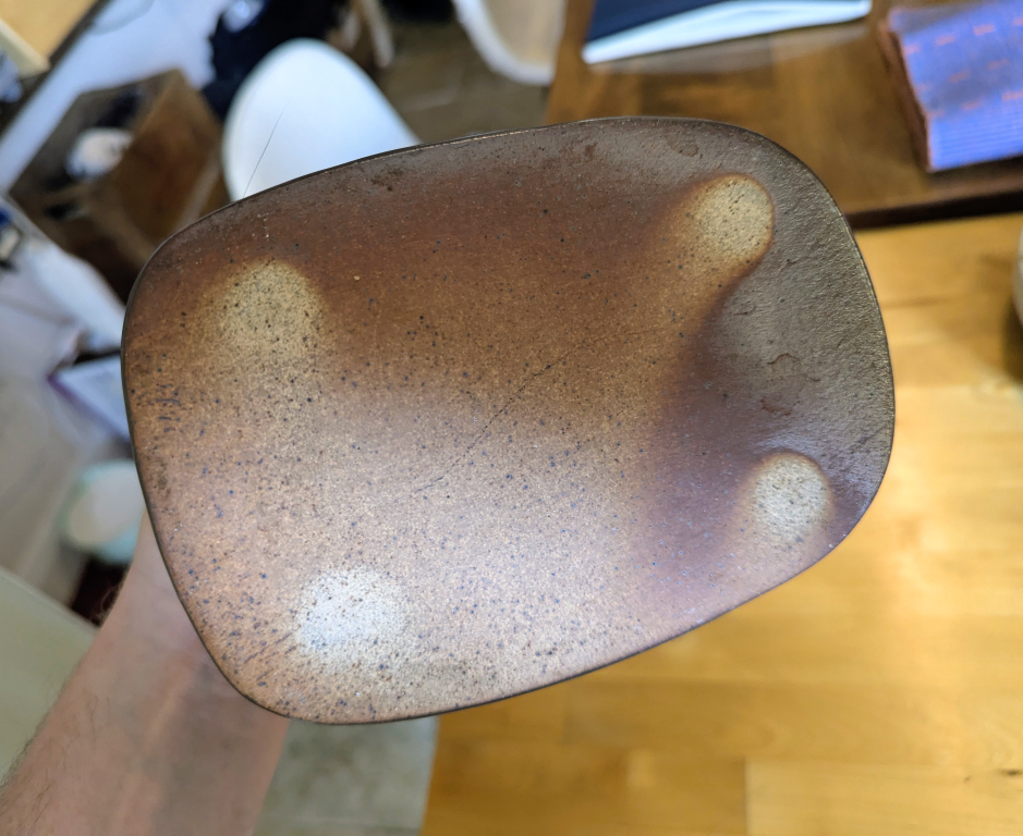 Mid-Century Vintage Glazed Earthenware Vase - photo 3