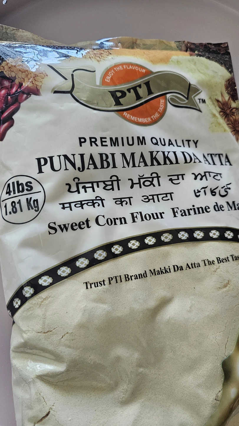 PTI Punjabi Makki Da Atta Sweet Corn Flour 4lbs - photo 3