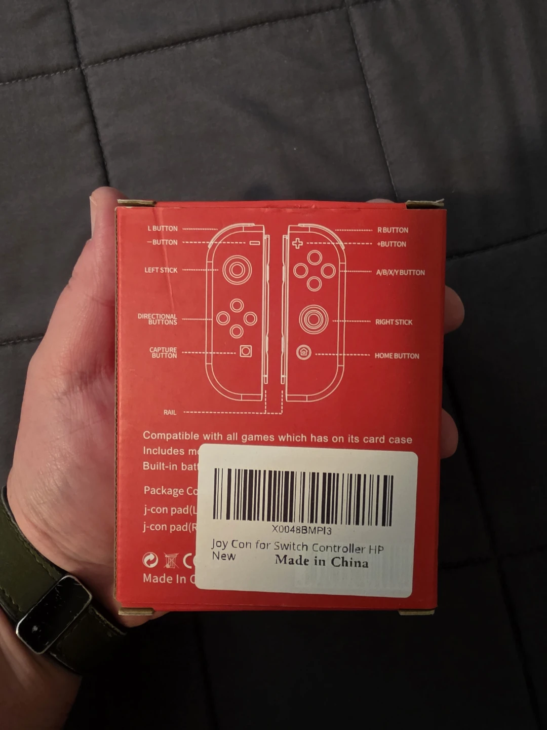 J-CON PAD (L)/(R) for Nintendo Switch - photo 2