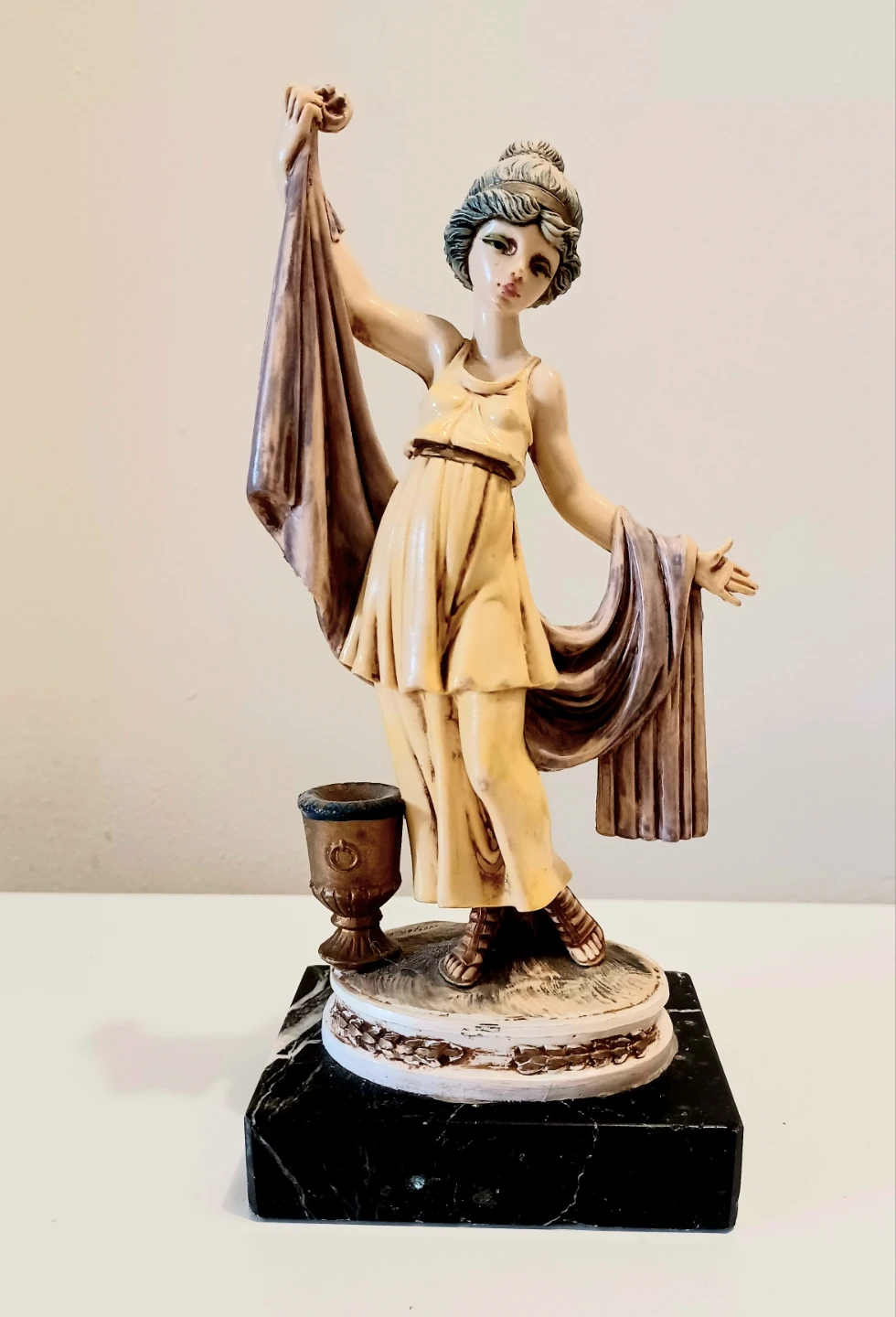 Vtg Signed Simonelli Statue