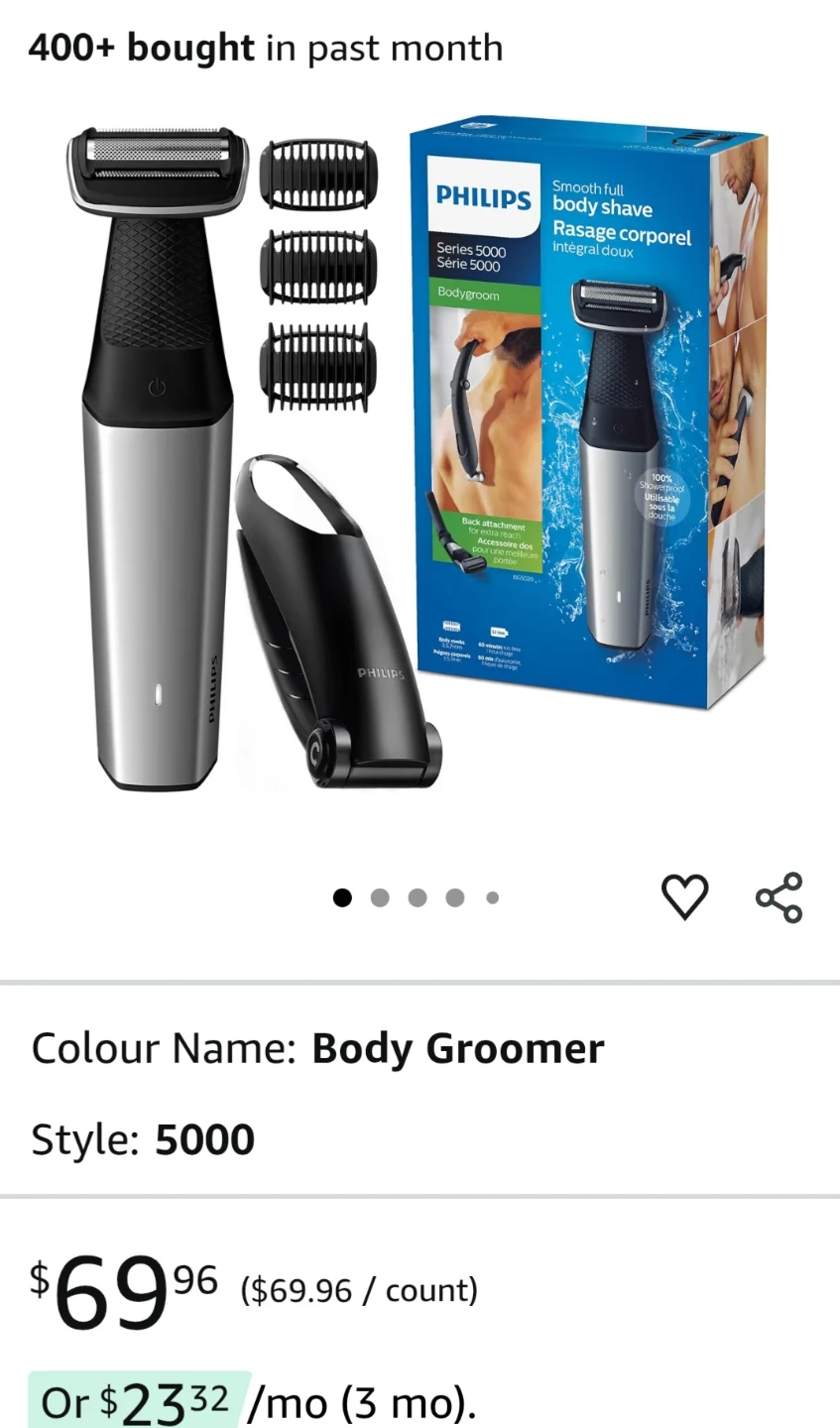 Braun Groomer and Philips Series 5000 Body Groomer BG5020 - photo 3
