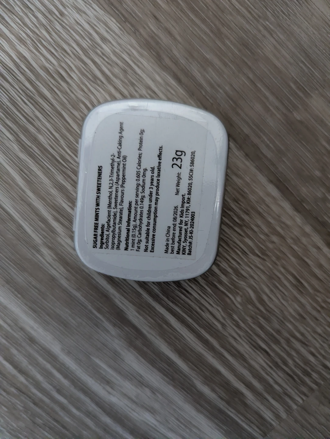 Sugar Free Mints with Sweeteners - 23g