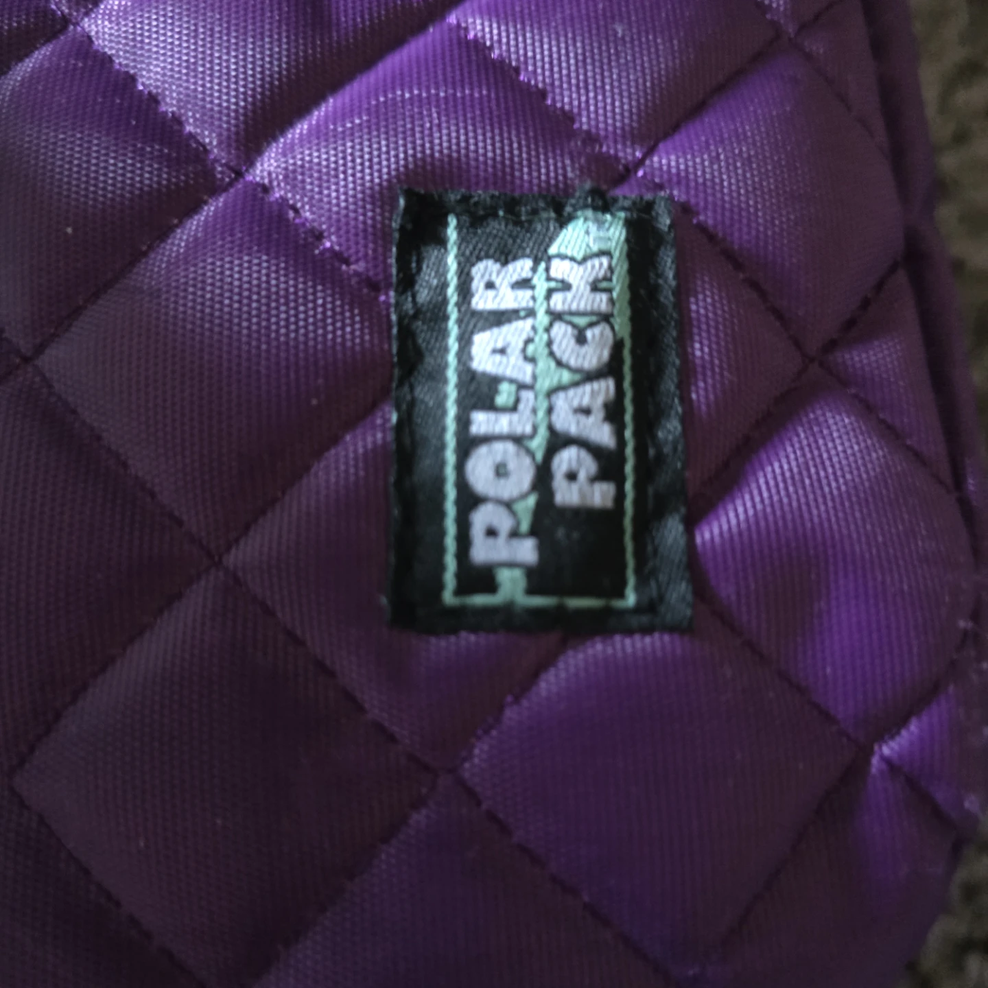 Polar Pack Purple Quilted Lunch Bag - photo 3